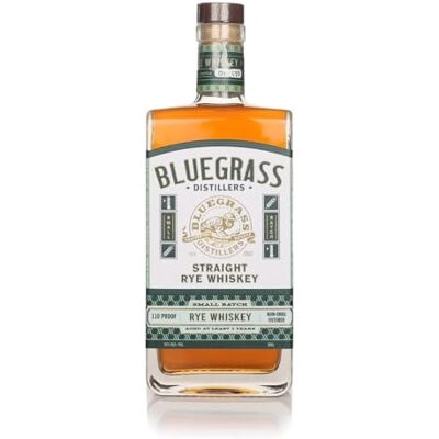 Bluegrass Distillers Kentucky Straight Rye Whiskey 5 Year Old 70cl 55% ABV 95% Rye Mash Bill Non-Chill Filtered Craft Kentucky Rye Ex-Bourbon Cask Aged Bluegrass Distillers Kentucky Straight Rye Whiskey 5 Year Old 70cl 55% ABV 95% Rye Mash Bill Non-Chill Filtered Craft Kentucky Rye Ex-Bourbon Cask Aged