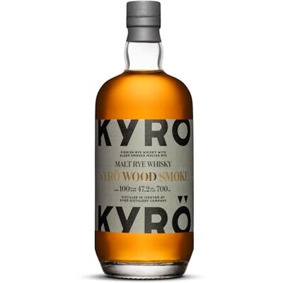 Kyrö Wood Smoke Malt Rye Whisky, 70cl 47.2 Percent ABV Finnish Rye Whisky with Sweet Notes of Caramel and Vanilla Double Pot Distilled and Cask-Aged for An Intense Flavour Kyrö Wood Smoke Malt Rye Whisky, 70cl 47.2 Percent ABV Finnish Rye Whisky with Sweet Notes of Caramel and Vanilla Double Pot Distilled and Cask-Aged for An Intense Flavour