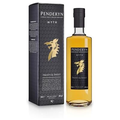 Penderyn Myth, Single Malt Welsh Whisky Dragon Range 41% ABV, 70cl, Award Winning, Presented in Premium Gift Box, Crafted in Wales Penderyn Myth, Single Malt Welsh Whisky Dragon Range 41% ABV, 70cl, Award Winning, Presented in Premium Gift Box, Crafted in Wales
