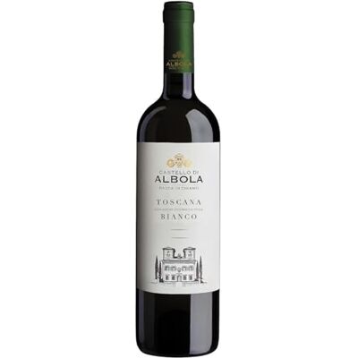 CASTELLO D'ALBOLA Castello di Albola Toscano Bianco IGT Still White Wine from Tuscany, Italy Blend of Chardonnay & Trebbiano Grapes 75cl / 750ml, 12.5% ABV CASTELLO D'ALBOLA Castello di Albola Toscano Bianco IGT Still White Wine from Tuscany, Italy Blend of Chardonnay & Trebbiano Grapes 75cl / 750ml, 12.5% ABV