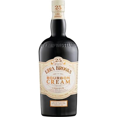 Ezra Brooks Bourbon Cream Liqueur, authentic bourbon cream with an unforgettable rich flavor, ABV 12.5%, 700ml Ezra Brooks Bourbon Cream Liqueur, authentic bourbon cream with an unforgettable rich flavor, ABV 12.5%, 700ml