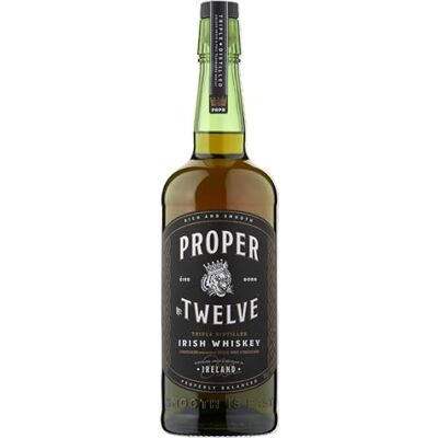 Proper 12 Proper No Twelve (12) Irish Whiskey 70 cl Smooth and Triple distilled Proper 12 Proper No Twelve (12) Irish Whiskey 70 cl Smooth and Triple distilled
