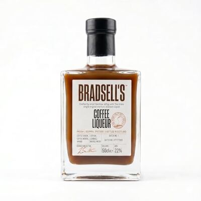 Bradsell's Scottich Coffee Liqueur Bradsell's Scottish Coffee Liqueur 70cl Single Origin Brazilian Arabica Small Batch Roasted, Distilled & Bottled in Scotland Dark Chocolate, Bramble & Honeycomb Bradsell's Scottich Coffee Liqueur Bradsell's Scottish Coffee Liqueur 70cl Single Origin Brazilian Arabica Small Batch Roasted, Distilled & Bottled in Scotland Dark Chocolate, Bramble & Honeycomb