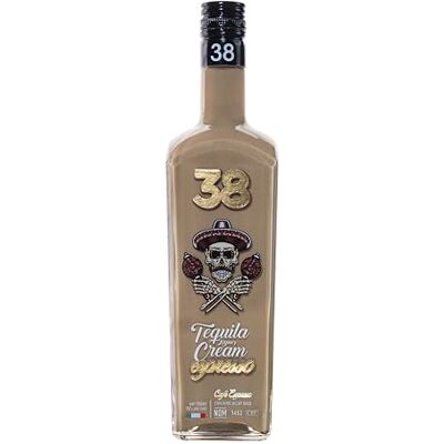 DESTILERIAS ESPRONCEDA, S.L Tequila 38 Coffee Cream 700ml 15% vol. DESTILERIAS ESPRONCEDA, S.L Tequila 38 Coffee Cream 700ml 15% vol.