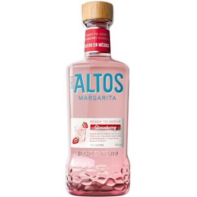 Olmeca Altos Tequila Ready to Serve Strawberry Margarita 75cl, 14.9% ABV, Bar-Quality Pre-Mixed Margarita Cocktail, Ready To Drink, Infused with Ripe Strawberries Made from Award Winning Tequila Olmeca Altos Tequila Ready to Serve Strawberry Margarita 75cl, 14.9% ABV, Bar-Quality Pre-Mixed Margarita Cocktail, Ready To Drink, Infused with Ripe Strawberries Made from Award Winning Tequila