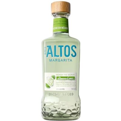 Olmeca Altos Tequila Ready to Serve Lime Margarita 75cl, 14.9% ABV, Bar-Quality Pre-Mixed Margarita Cocktail, Ready To Drink, Lime and Subtle Sweetness, Made from Award Winning Tequila Olmeca Altos Tequila Ready to Serve Lime Margarita 75cl, 14.9% ABV, Bar-Quality Pre-Mixed Margarita Cocktail, Ready To Drink, Lime and Subtle Sweetness, Made from Award Winning Tequila