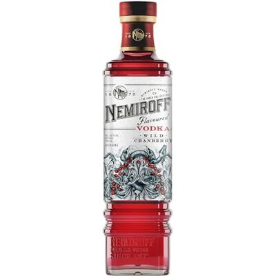 Nemiroff Wild Cranberry Flavoured Vodka 70cl Award-Winning made from Natural Ingredients Lux-class Grain Alcohol 40% vol Nemiroff Wild Cranberry Flavoured Vodka 70cl Award-Winning made from Natural Ingredients Lux-class Grain Alcohol 40% vol