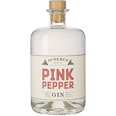 Audemus Spirits Audemus Pink Pepper Gin- Small Batch, Premium Gin- With Flavours of Spicy Pink Peppercorn, Cardamom & Vanilla- Micro-distillery made-Perfect in Cocktails, a G&T or Sipped Neat- 700 ml Audemus Spirits Audemus Pink Pepper Gin- Small Batch, Premium Gin- With Flavours of Spicy Pink Peppercorn, Cardamom & Vanilla- Micro-distillery made-Perfect in Cocktails, a G&T or Sipped Neat- 700 ml