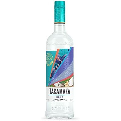 Takamaka Koko Coconut Rum Liqueur 25% 70cl Creamy Coconut and Tropical Fruit Perfect in Cocktails Takamaka Koko Coconut Rum Liqueur 25% 70cl Creamy Coconut and Tropical Fruit Perfect in Cocktails