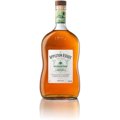 Appleton Estate Signature Jamaica Rum 1L 40% ABV Bold and full-bodied with notes of orange peel, dried apricot and fresh peach, enjoy in a classic rum cocktail Appleton Estate Signature Jamaica Rum 1L 40% ABV Bold and full-bodied with notes of orange peel, dried apricot and fresh peach, enjoy in a classic rum cocktail