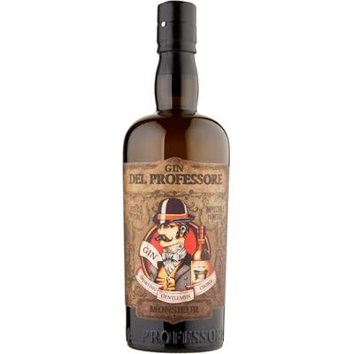 Del Professore Gin Monsieur 70CL, 43.7% Premium Italian Craft Gin Del Professore Gin Monsieur 70CL, 43.7% Premium Italian Craft Gin