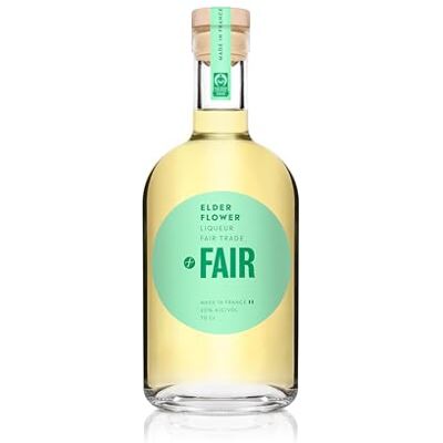 FAIR. FAIR Elderflower 20% ABV 70cl Premium Fairtrade French Liqueur Sweet Floral Spirit for Hugo Spritz & Gin Cocktails Made in Cognac, France FAIR. FAIR Elderflower 20% ABV 70cl Premium Fairtrade French Liqueur Sweet Floral Spirit for Hugo Spritz & Gin Cocktails Made in Cognac, France