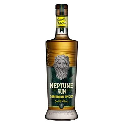 Neptune Rum Caribbean Spiced, Gold Spiced Rum Infused with Tropical Fruit Flavours, 70cl Neptune Rum Caribbean Spiced, Gold Spiced Rum Infused with Tropical Fruit Flavours, 70cl