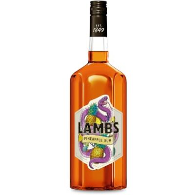 Lambs Pineapple Rum Spirit Drink 1L Lambs Pineapple Rum Spirit Drink 1L