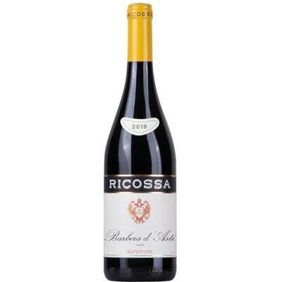 Ricossa BARBERA D’ASTI DOCG SUPERIORE – Piedmont Red Wine from Barbera Grapes – Elegant, Smooth & Intense – Aged in Wood – Fruity and Spicy – 14% vol – 750 ml Ricossa BARBERA D’ASTI DOCG SUPERIORE – Piedmont Red Wine from Barbera Grapes – Elegant, Smooth & Intense – Aged in Wood – Fruity and Spicy – 14% vol – 750 ml