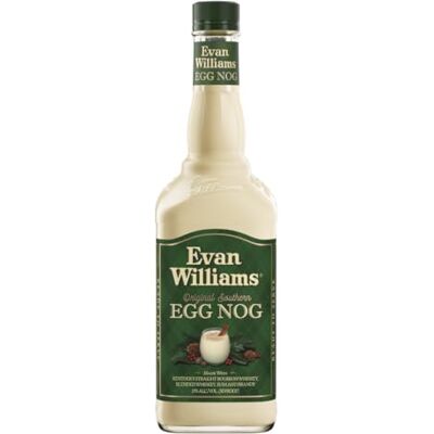 Evan Williams Original Southern Egg Nog Made with Kentucky Straight Bourbon Whiskey 70cl 15% ABV Evan Williams Original Southern Egg Nog Made with Kentucky Straight Bourbon Whiskey 70cl 15% ABV