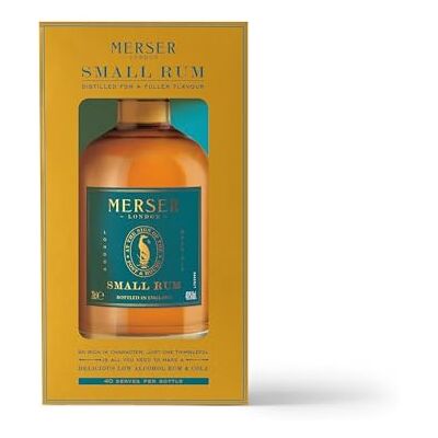Merser Rum Merser Small Rum 20cl Makes a Low Alcohol Rum & Cola 80% Less Alcohol per serve Tropical, Bold & Aromatic 40% ABV Merser Rum Merser Small Rum 20cl Makes a Low Alcohol Rum & Cola 80% Less Alcohol per serve Tropical, Bold & Aromatic 40% ABV