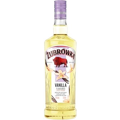 Żubrówka Vanilla Vodka 35% ABV 70 cl Made in Poland Indulgent & Fragrant, Creamy Vanilla For Passion Fruit Martini Żubrówka Vanilla Vodka 35% ABV 70 cl Made in Poland Indulgent & Fragrant, Creamy Vanilla For Passion Fruit Martini