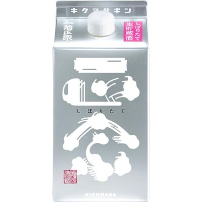 Kikumasamune Shibori Gin Pack, Japanese Sake, Hyogo Prefecture, B.30.4 fl oz (900 ml) x 1 Bottle Kikumasamune Shibori Gin Pack, Japanese Sake, Hyogo Prefecture, B.30.4 fl oz (900 ml) x 1 Bottle