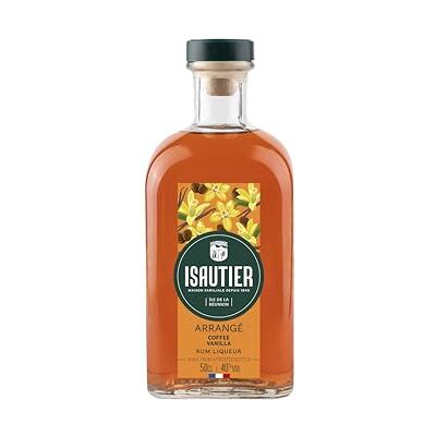 Isautier Coffee & Vanilla Infused Rum Premium Arrangé Rum Café Vanille Traditional Spirit from Reunion Island 40% ABV (1 x 50cl) Isautier Coffee & Vanilla Infused Rum Premium Arrangé Rum Café Vanille Traditional Spirit from Reunion Island 40% ABV (1 x 50cl)