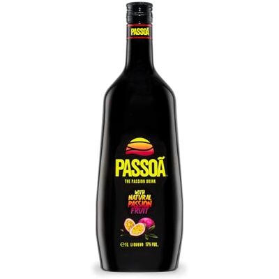 Passoa Passion Fruit Liqueur, Essential Ingredient in the Original Passion Fruit Martini, 1L Passoa Passion Fruit Liqueur, Essential Ingredient in the Original Passion Fruit Martini, 1L