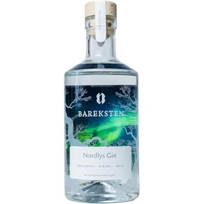 Bareksten Nordlys Gin The Spirit of The Northern Lights Fresh & Spicy Small Batches from Norway 41% Vol. 500 ml Bareksten Nordlys Gin The Spirit of The Northern Lights Fresh & Spicy Small Batches from Norway 41% Vol. 500 ml