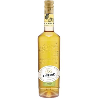 Giffard Alcohol-Free Pineapple Liqueur Tropical Alternative, 70cl, 0% ABV Giffard Alcohol-Free Pineapple Liqueur Tropical Alternative, 70cl, 0% ABV