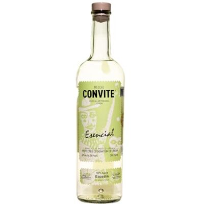 Mezcal CONVITE Convite Esencial Joven Mezcal 70cl, 40% ABV Premium Mexican Mezcal, Artisanal Mescal Oaxaca-Origin Tequila for neat cocktails, 100% Agave Tequila Mezcal CONVITE Convite Esencial Joven Mezcal 70cl, 40% ABV Premium Mexican Mezcal, Artisanal Mescal Oaxaca-Origin Tequila for neat cocktails, 100% Agave Tequila