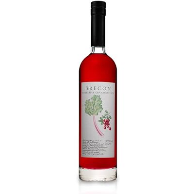 Brecon Rhubarb and Cranberry Gin, 37.5% ABV, 70 cl, Award Winning, Crafted in Wales at Penderyn Distillery with Water from Beacons, Gift for Gin Lovers Brecon Rhubarb and Cranberry Gin, 37.5% ABV, 70 cl, Award Winning, Crafted in Wales at Penderyn Distillery with Water from Beacons, Gift for Gin Lovers