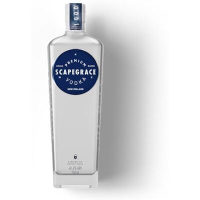 Scapegrace Vodka 40.6% Premium Vodka Small Batch Distilled With Glacier Water 70cL Scapegrace Vodka 40.6% Premium Vodka Small Batch Distilled With Glacier Water 70cL