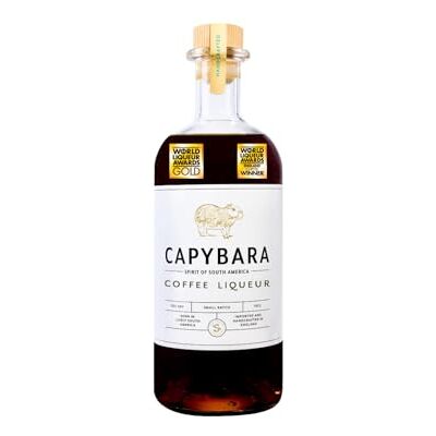Capybara Coffee Liqueur Capybara Coffee Rum Award-Winning Gold Winner Premium Guyanese Rum & Colombian Coffee Small-Batch Gluten Free Vegan 30% ABV 700ml Luxury Gift Cafe Patron Capybara Coffee Liqueur Capybara Coffee Rum Award-Winning Gold Winner Premium Guyanese Rum & Colombian Coffee Small-Batch Gluten Free Vegan 30% ABV 700ml Luxury Gift Cafe Patron