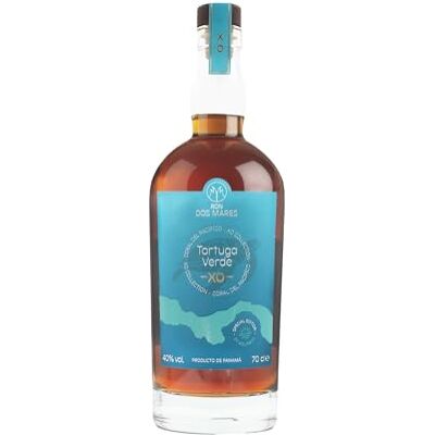 Ron Dos Mares Tortuga Verde XO Minimum 10 Year Old Panama Rum Tropical Aged in Ex-Bourbon Casks XO Collection 40% ABV 70cl Ron Dos Mares Tortuga Verde XO Minimum 10 Year Old Panama Rum Tropical Aged in Ex-Bourbon Casks XO Collection 40% ABV 70cl