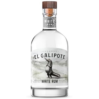 EL GALIPOTE El Galipote White Rum 70cl 37.5% ABV Premium Rum Caribbean White Rum Crisp & Smooth Rum Bottle EL GALIPOTE El Galipote White Rum 70cl 37.5% ABV Premium Rum Caribbean White Rum Crisp & Smooth Rum Bottle