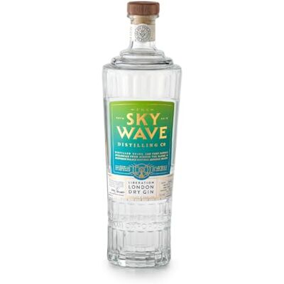 Sky Wave Gin Sky Wave Liberation London Dry Gin Premium Small Batch Craft Gin Distilled In Oxfordshire 42% ABV Ideal Gifts for Women and Men (700ml, Liberation London Dry) Sky Wave Gin Sky Wave Liberation London Dry Gin Premium Small Batch Craft Gin Distilled In Oxfordshire 42% ABV Ideal Gifts for Women and Men (700ml, Liberation London Dry)