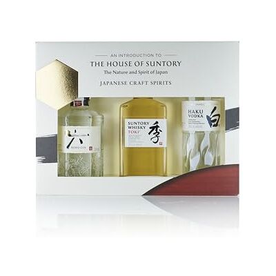 Suntory House of Trilogy Whisky, Gin, Vodka Gift Pack 3 x 20cl Suntory House of Trilogy Whisky, Gin, Vodka Gift Pack 3 x 20cl