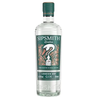 Sipsmith London Dry Made in London Craft Gin Smooth Juniper Copper Pot Still Classic 41.6% ABV 70cl Sipsmith London Dry Made in London Craft Gin Smooth Juniper Copper Pot Still Classic 41.6% ABV 70cl