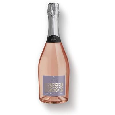 MASSERIA ALTEMURA Rosamaro Spumante Brut NV Dry Sparkling Rosé Wine from Apuila Region, Italy 100% Negroamaro Grapes 75cl / 750ml, 11% ABV MASSERIA ALTEMURA Rosamaro Spumante Brut NV Dry Sparkling Rosé Wine from Apuila Region, Italy 100% Negroamaro Grapes 75cl / 750ml, 11% ABV