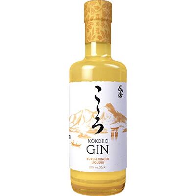 Kokoro Gin Liqueur Yuzu and Ginger, 20 cl Kokoro Gin Liqueur Yuzu and Ginger, 20 cl