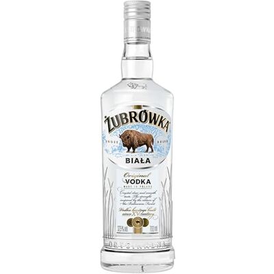 Żubrówka Biała Vodka 37.5% ABV 70 cl Made in Poland Pure & Smooth For Cocktails & Mixing Żubrówka Biała Vodka 37.5% ABV 70 cl Made in Poland Pure & Smooth For Cocktails & Mixing