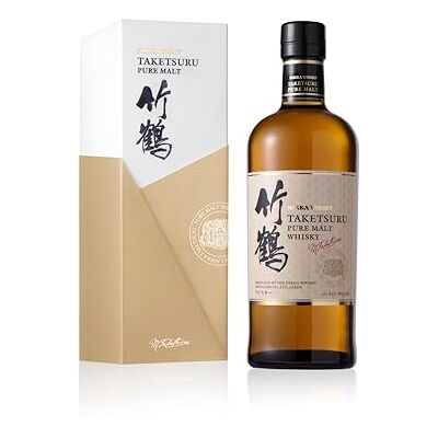 Nikka Taketsuru Pure Malt Japanese Whisky 70 cl 43 percent Citrus, Dark Chocolate and Rich Smoke Perfect for Gifting Nikka Taketsuru Pure Malt Japanese Whisky 70 cl 43 percent Citrus, Dark Chocolate and Rich Smoke Perfect for Gifting