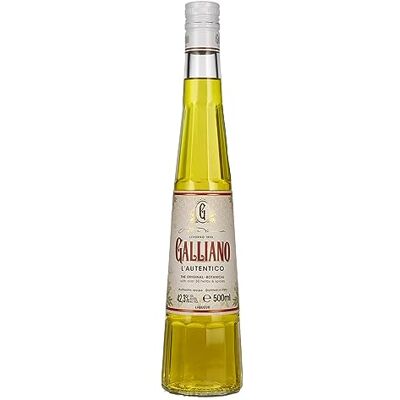 Galliano L’Autentico Italian Herbal Liqueur, 50cl – Iconic Golden Spirit with Mediterranean Herbs, Spices & Vanilla – Classic Cocktail Liqueur Galliano L’Autentico Italian Herbal Liqueur, 50cl – Iconic Golden Spirit with Mediterranean Herbs, Spices & Vanilla – Classic Cocktail Liqueur
