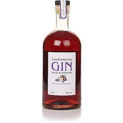 Lindisfarne Sloe and Damson Gin Liqueur, 70cl Bottle, 26% ABV Lindisfarne Sloe and Damson Gin Liqueur, 70cl Bottle, 26% ABV