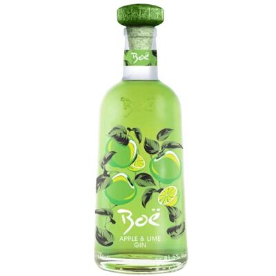 Boe Boë Apple & Lime Gin Flavoured Gin 50 cl 41.5% ABV Boe Boë Apple & Lime Gin Flavoured Gin 50 cl 41.5% ABV