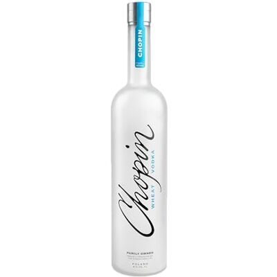 Chopin Wheat Vodka 40 Percent 70cl Premium Polish Vodka with Field-to-Bottle Traceability Light Bodied and Delicately Floral Ideal for Gifting Chopin Wheat Vodka 40 Percent 70cl Premium Polish Vodka with Field-to-Bottle Traceability Light Bodied and Delicately Floral Ideal for Gifting