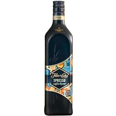 Flor De Cana Flor de Caña Spresso Rum Liqueur 70cl, 25% ABV , Sustainably produced, Premium Rum Based Coffee Liqueur , Nicaragua , Flor De Cana Flor de Caña Spresso Rum Liqueur 70cl, 25% ABV , Sustainably produced, Premium Rum Based Coffee Liqueur , Nicaragua ,