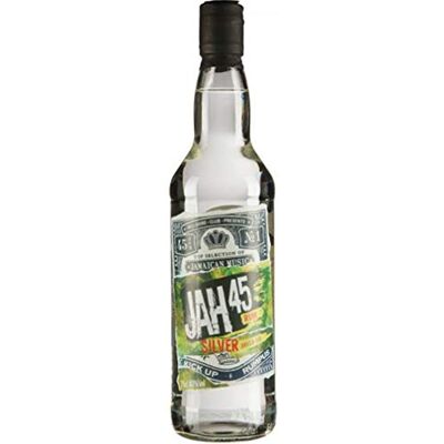 Jah45 Silver White Rum, 1 x 700ml Jah45 Silver White Rum, 1 x 700ml