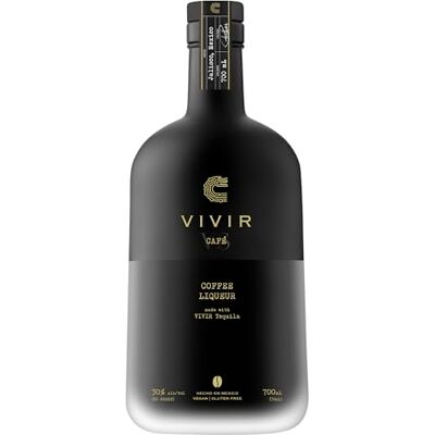 VIVIR CAFÉ VS: Premium 100% Agave Tequila Coffee Liqueur 70cl, 30% ABV VIVIR CAFÉ VS: Premium 100% Agave Tequila Coffee Liqueur 70cl, 30% ABV