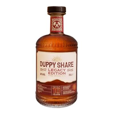 The Duppy Share Duppy Share Legacy Edition Aged Spiced Rum Aged Up To 10 Years 70cl 40% ABV The Duppy Share Duppy Share Legacy Edition Aged Spiced Rum Aged Up To 10 Years 70cl 40% ABV