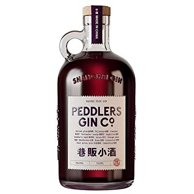 Peddlers Salted Plum Gin 70cl, 25% ABV Salted Plum infused Gin aged in Oloroso sherry casks Proudly Made in China Peddlers Salted Plum Gin 70cl, 25% ABV Salted Plum infused Gin aged in Oloroso sherry casks Proudly Made in China