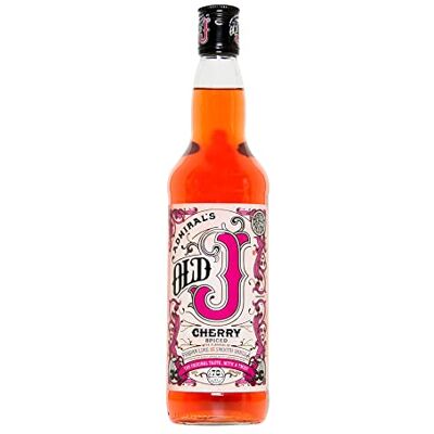 Old J Spiced Admiral’s Old J Cherry Spiced Rum 35 Percent ABV 70cl Bottle Old J Spiced Admiral’s Old J Cherry Spiced Rum 35 Percent ABV 70cl Bottle